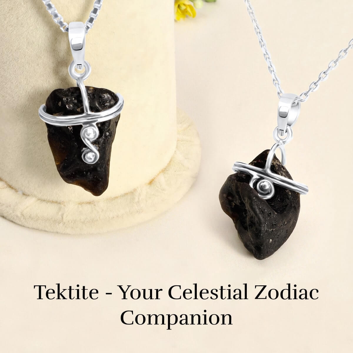 Zodiac sign of Tektite gemstone