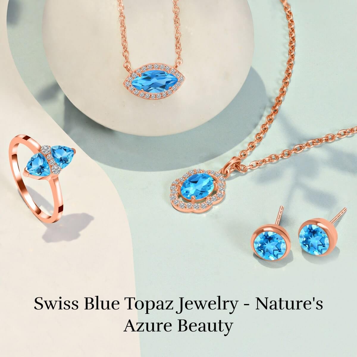 Swiss Blue Topaz Gemstone Jewelry