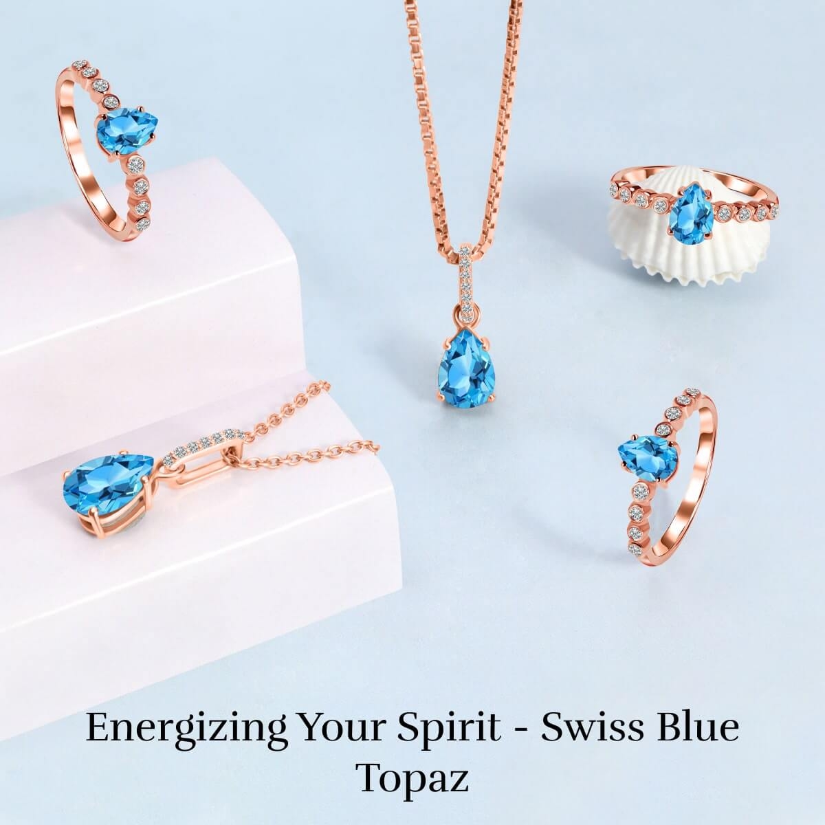 Nomadic Elegance: Blue Topaz Jewelry for Adventurous Souls