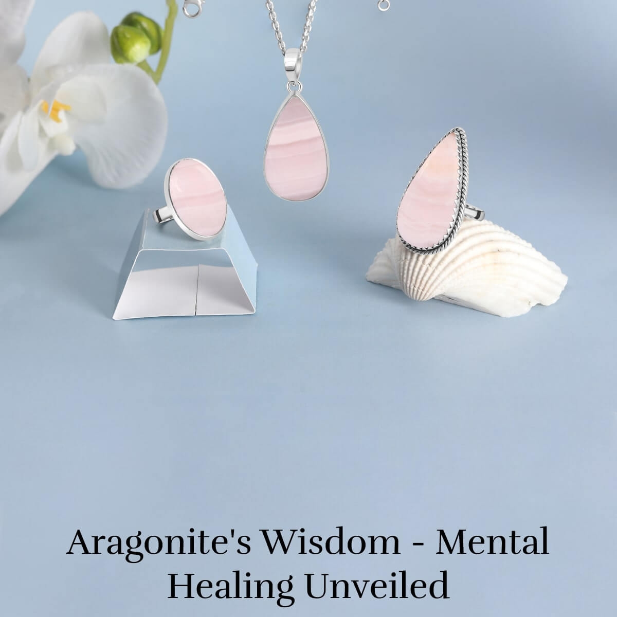 Pink Aragonite stone Mental Healing Properties