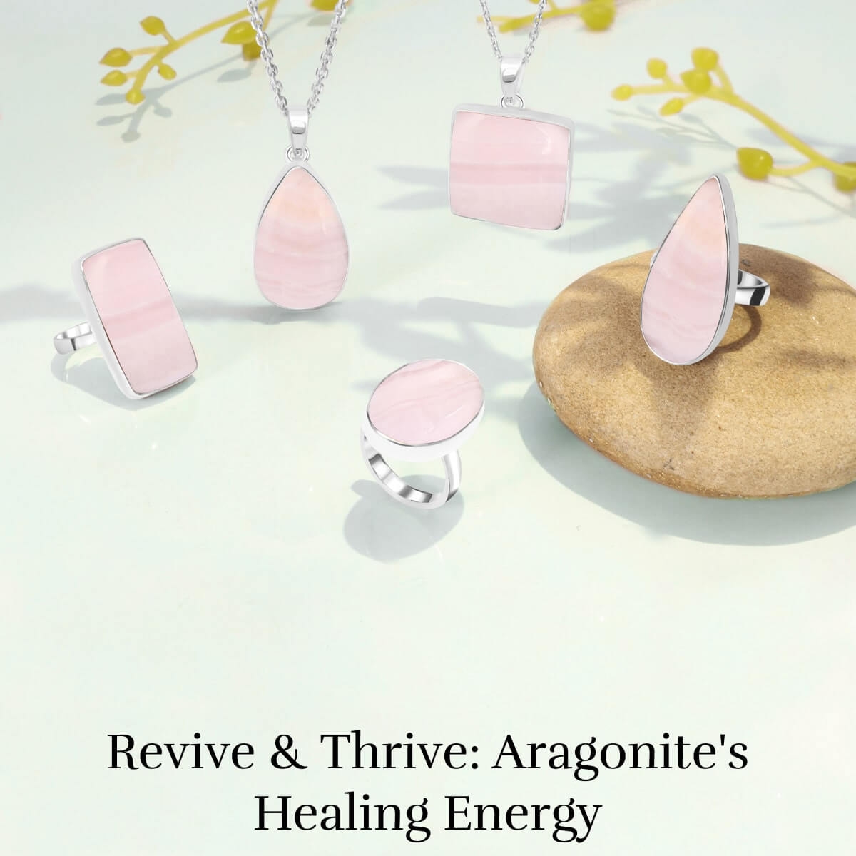 Physical Healing Properties Pink Aragonite stone Physical Healing Properties