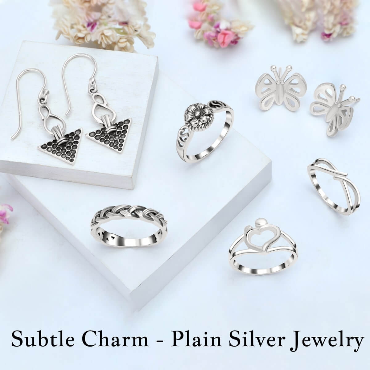 Plain Silver Jewelry
