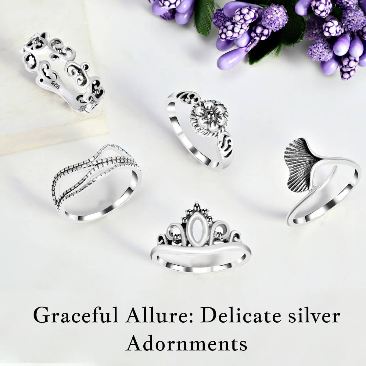 Delicate Plain Silver Jewelry's Allure Delicate Plain Silver Jewelry's Allure