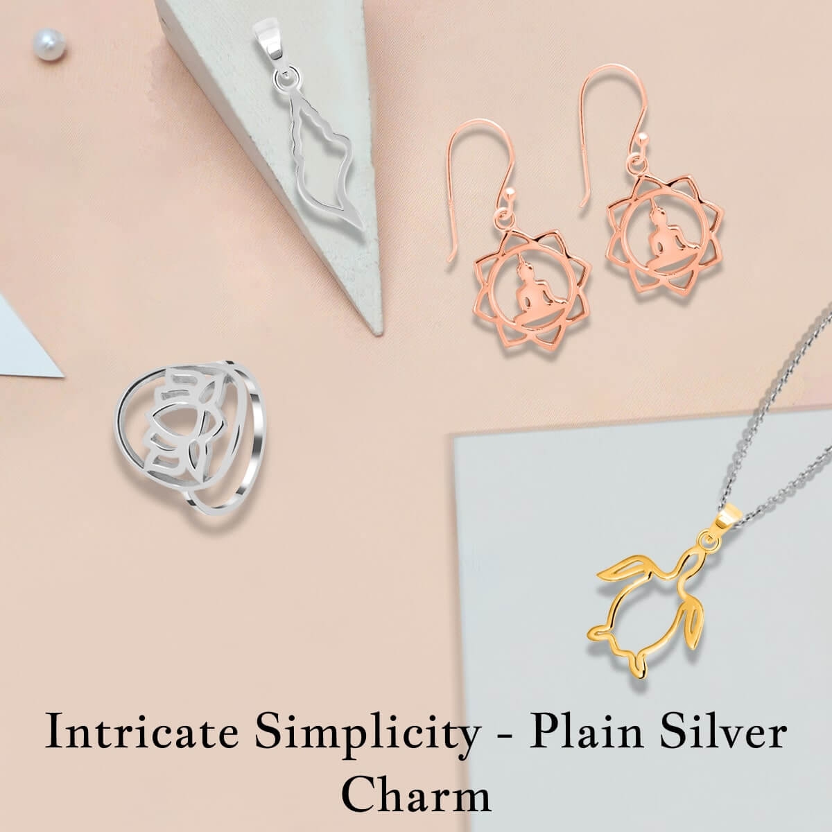 A Fusion of Simplicity and Intricacy Plain Silver Jewelry