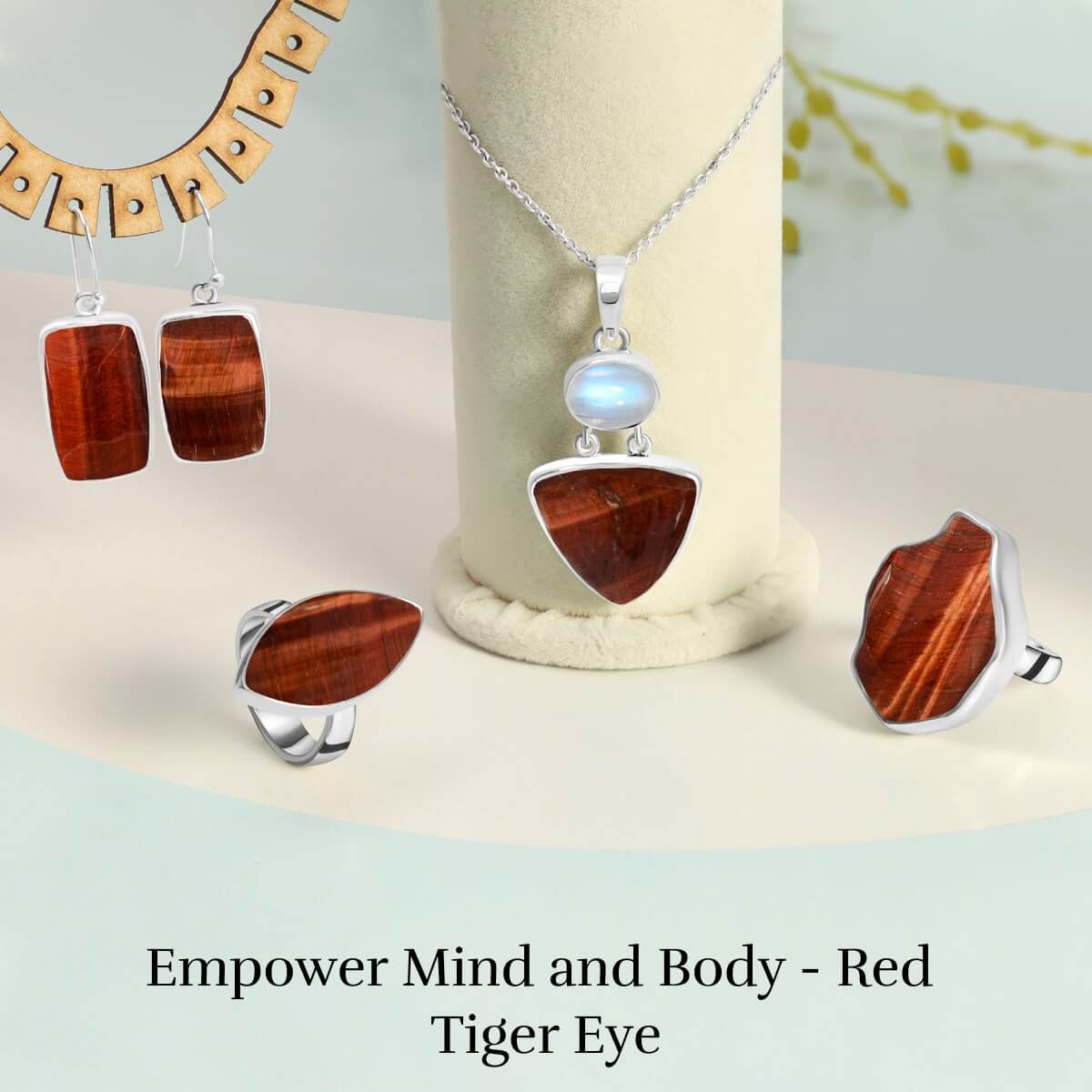 Heal Yourself Emotionally & Physically With Red Tiger Eye Gemstone