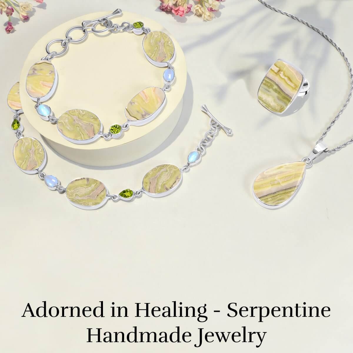 Wearing Serpentine Handmade Jewelry Helps in Emotional Healing