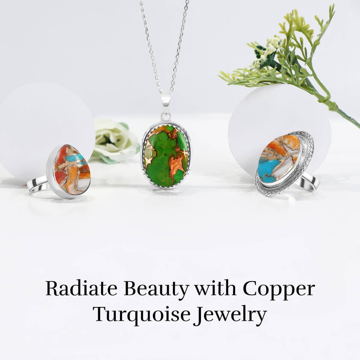Copper Turquoise Gemstone Jewelry