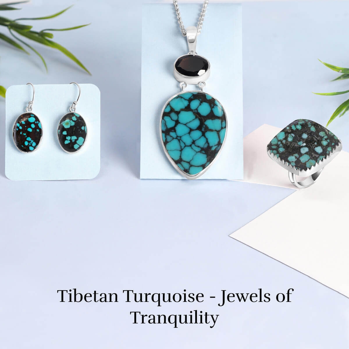 Tibetan Turquoise Gemstone Jewelry