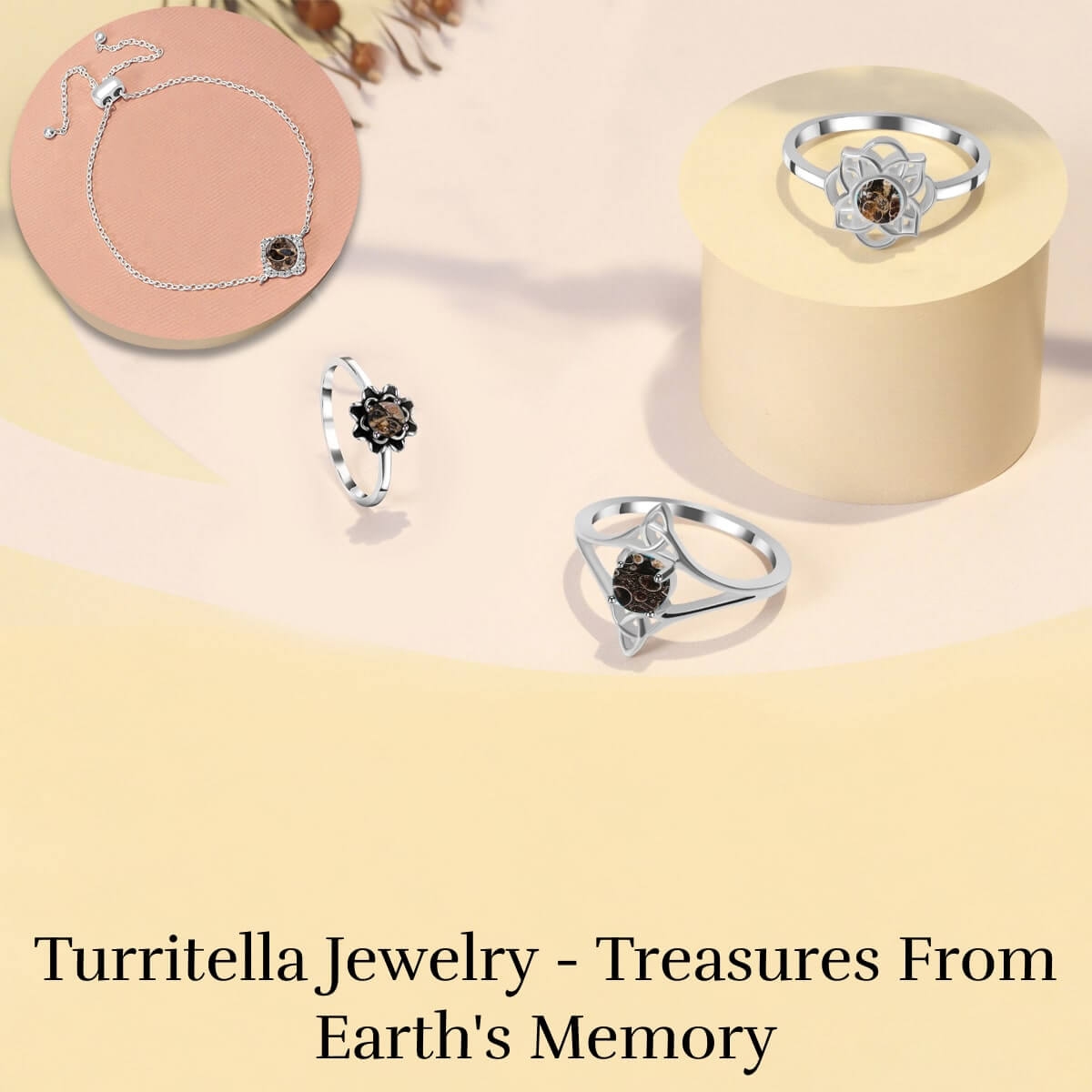Turritella Gemstone Jewelry