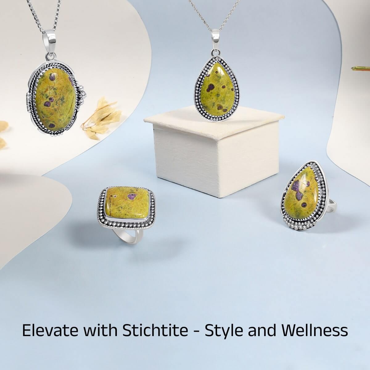 Wearing Stichtite Gemstone jewelry