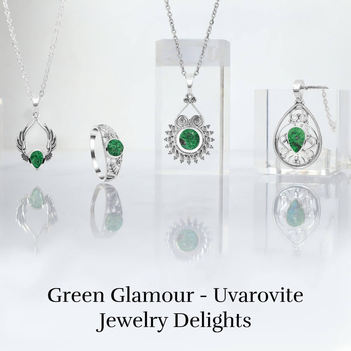 Uvarovite Gemstone Jewelry