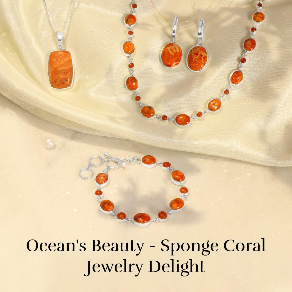 Sponge Coral Gemstone Jewelry