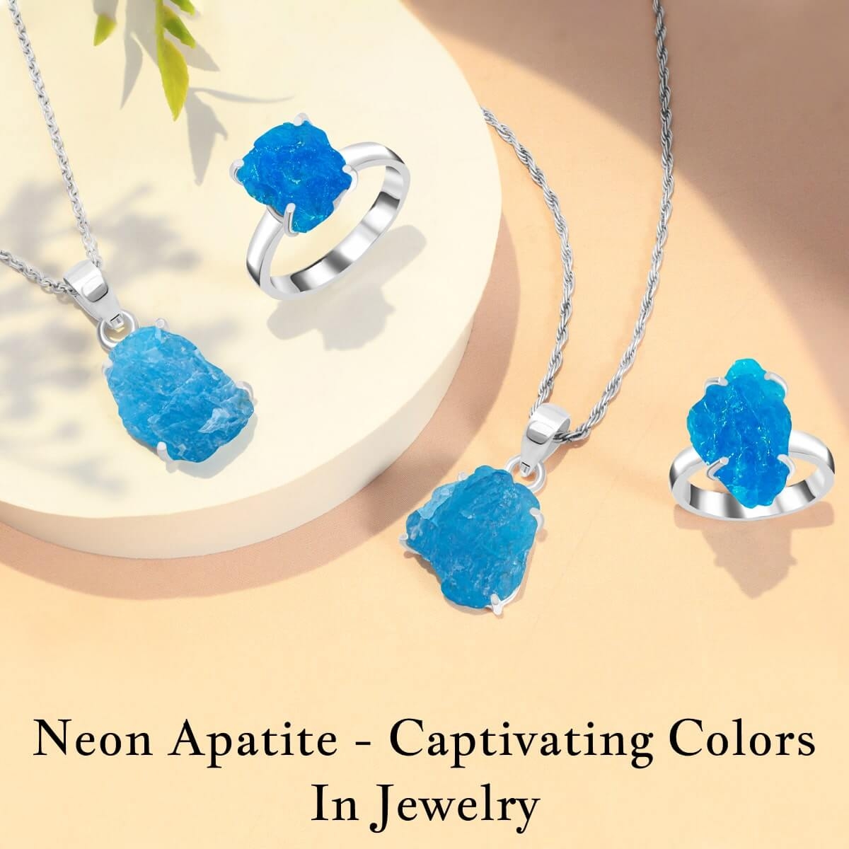 Neon Apatite Gemstone Jewelry