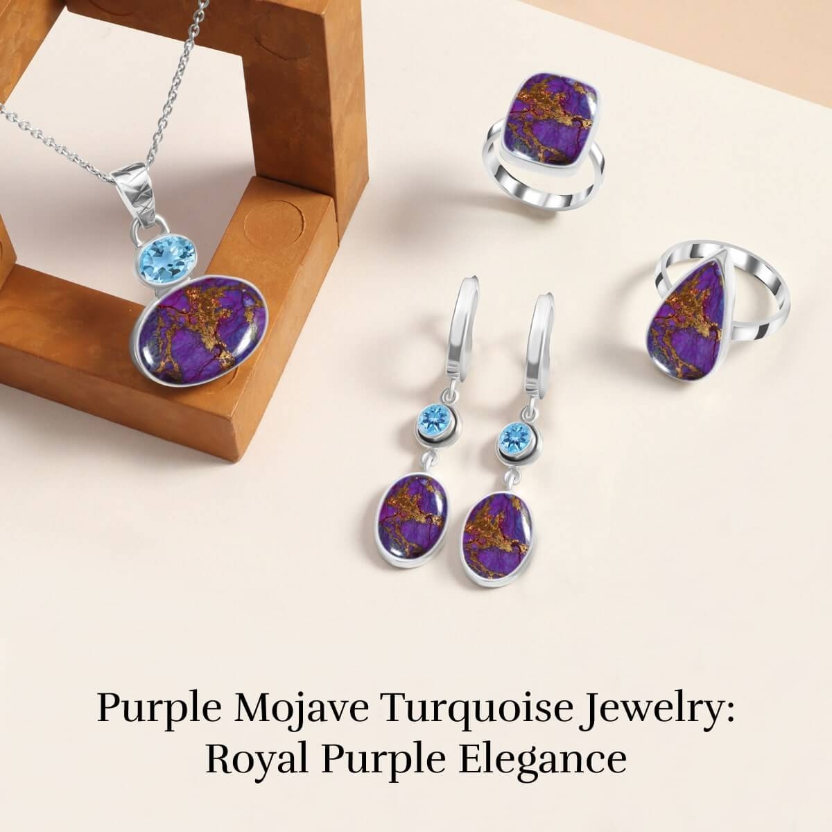 Purple Mojave Turquoise Gemstone Jewelry