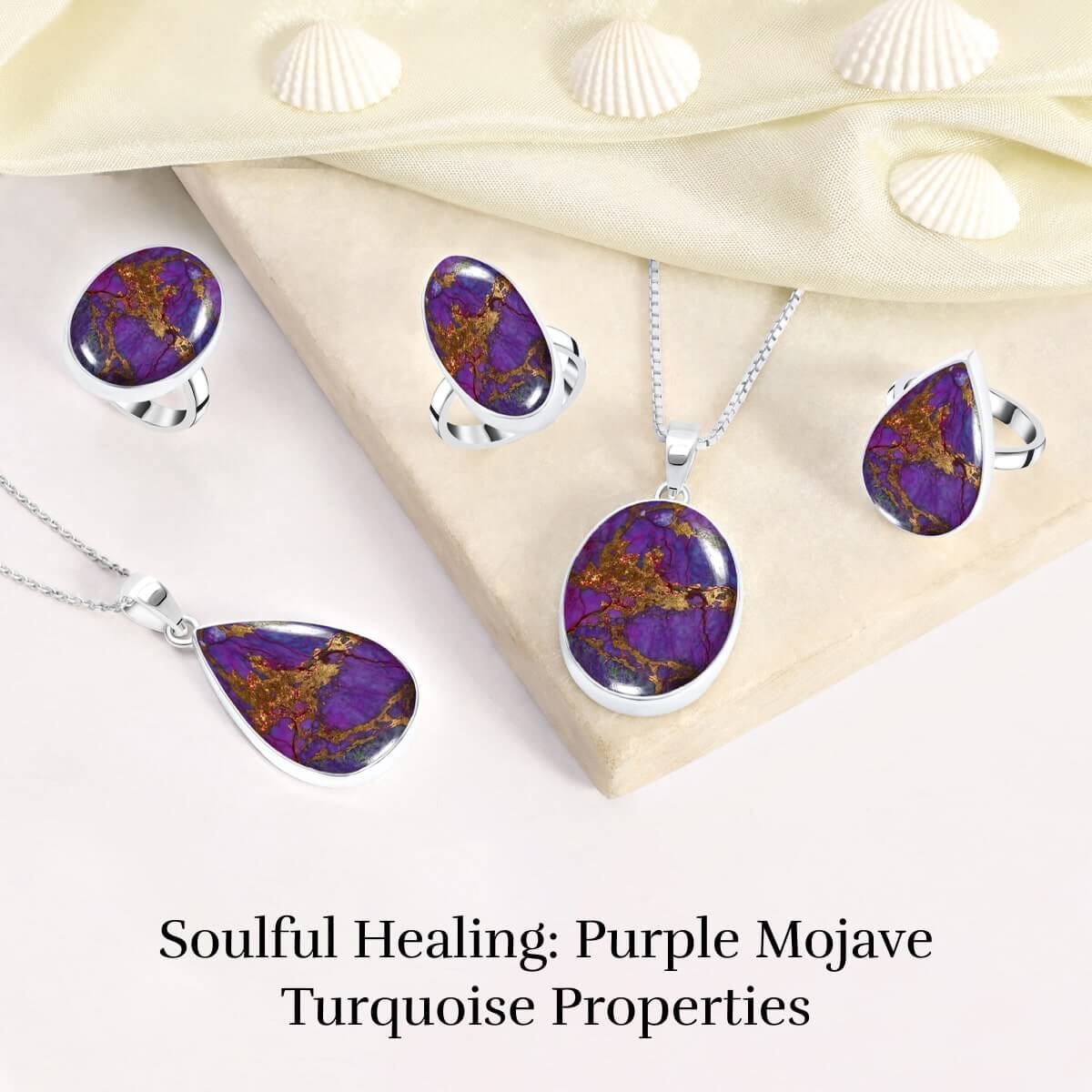 Healing Properties of Purple Mojave Turquoise To Your Mind, Body & Soul