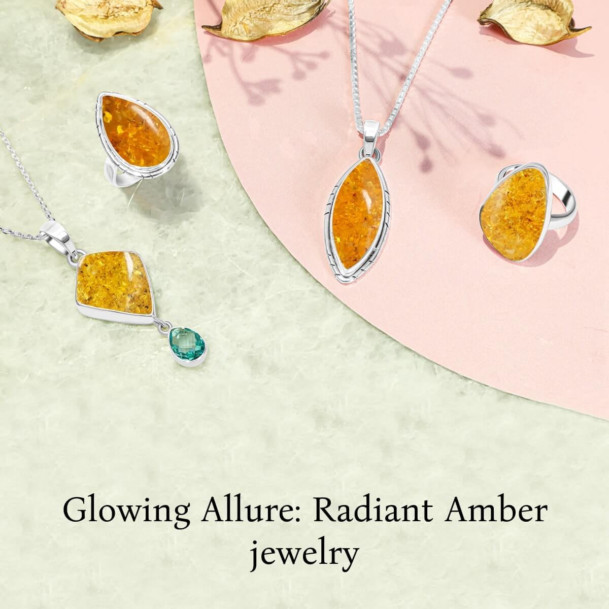 Amber Gemstone Jewelry
